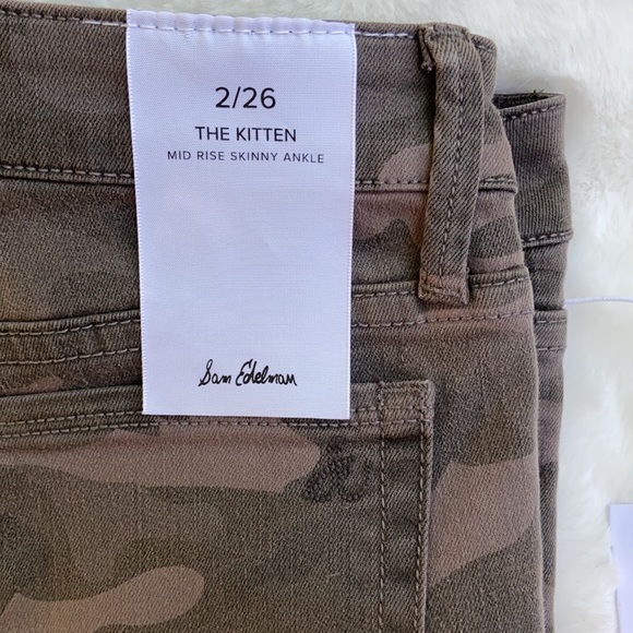 New Sam Edelman The Kitten Skinny camo Jeans - Picture 6 of 10
